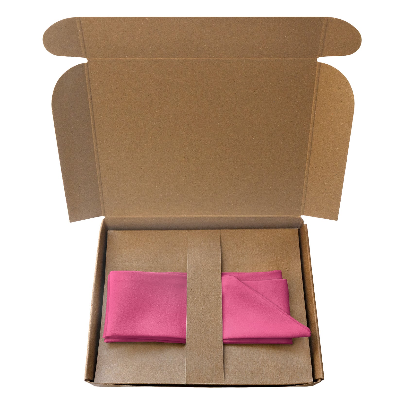 Solid KT Pink Hair Scarf - Packaging - Knotty Tie Co.