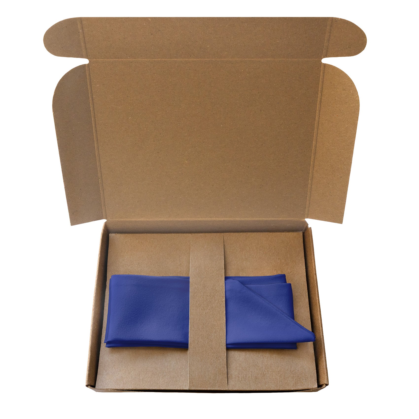 Solid KT Royal Blue Hair Scarf - Packaging - Knotty Tie Co.