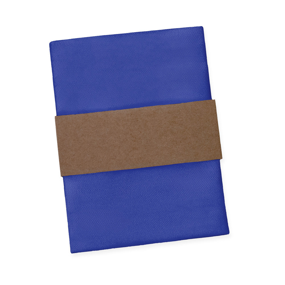 Solid KT Royal Blue Pocket Square - Packaging - Knotty Tie Co.