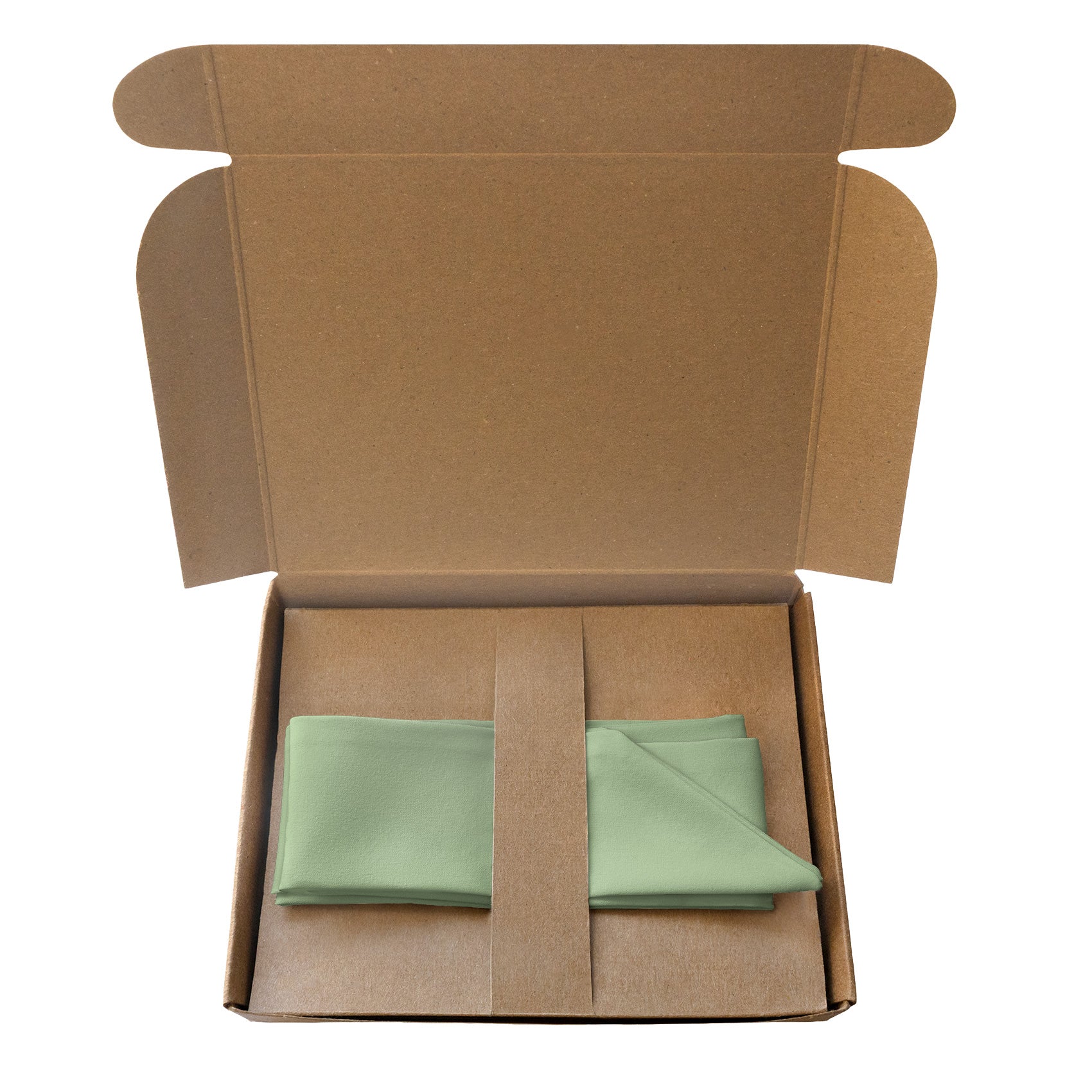 Solid KT Sage Green Hair Scarf - Packaging - Knotty Tie Co.