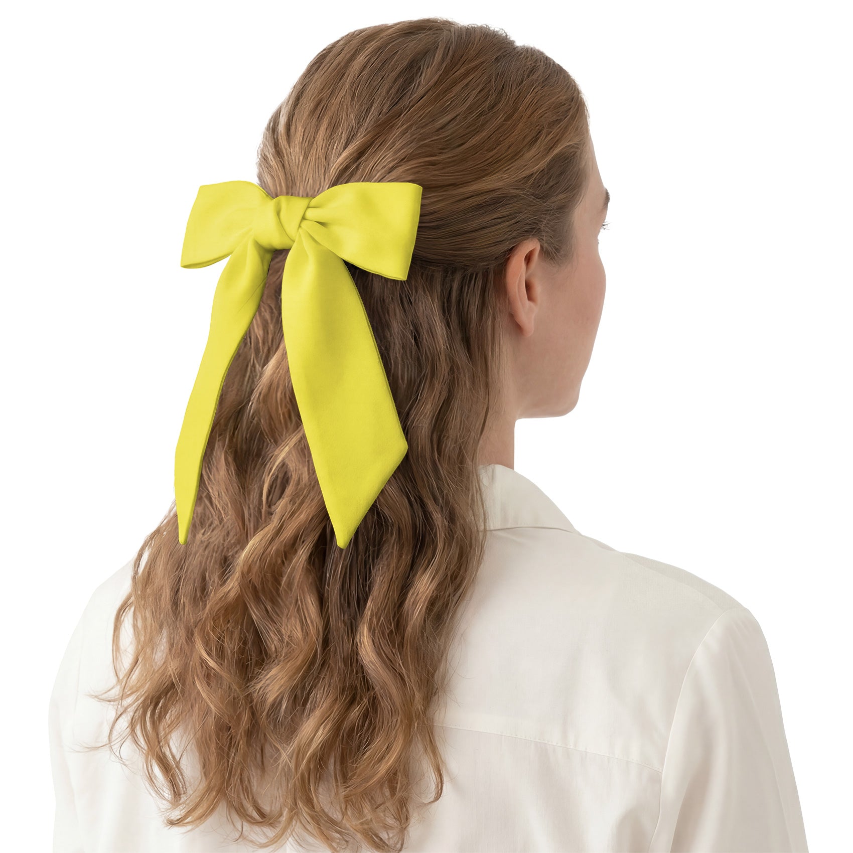 Solid KT Yellow Hair Scarf - Hair Scarf - Knotty Tie Co.