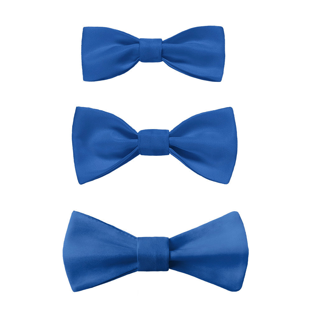 Solid KT Blue Bow Tie -  -  - Knotty Tie Co.