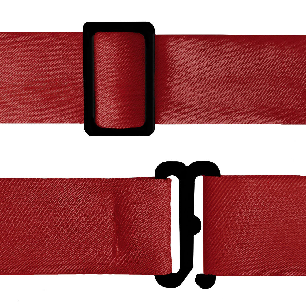 Solid KT Burgundy Bow Tie - Bow Tie Hardware - Knotty Tie Co.