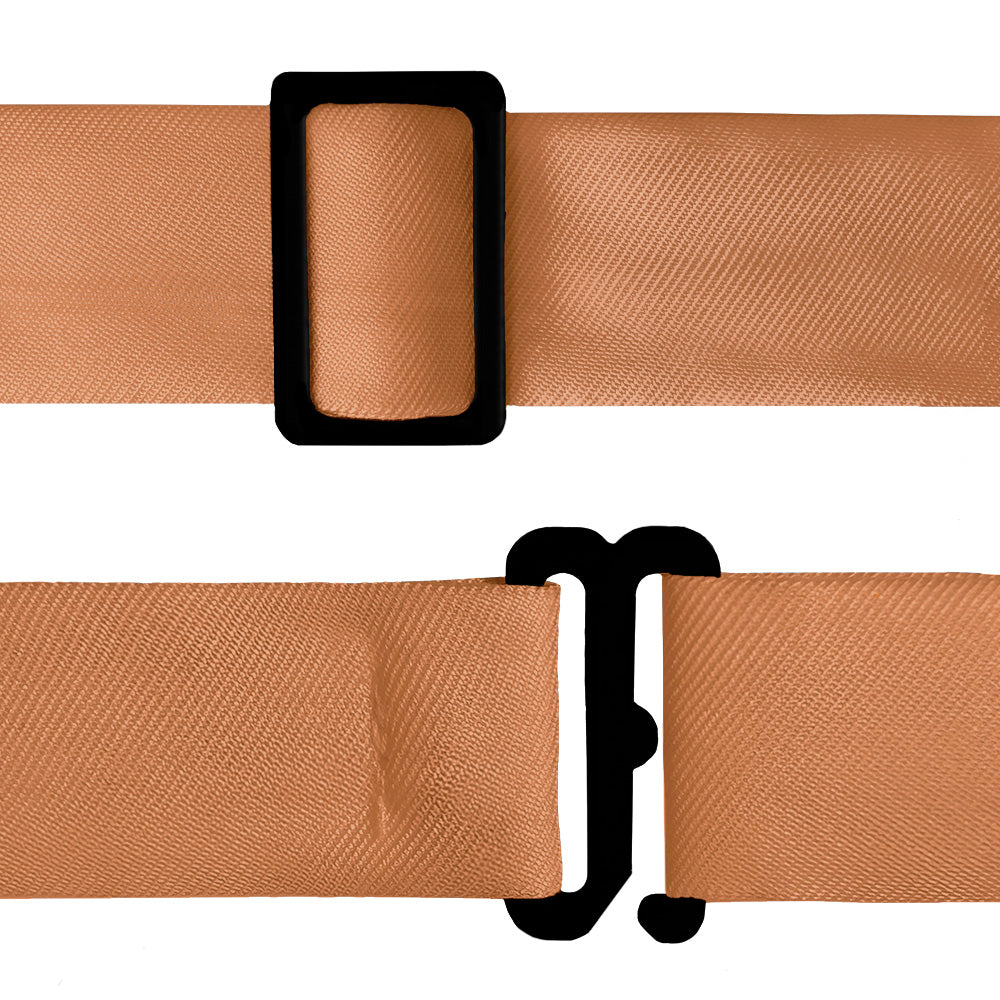 Solid KT Burnt Orange Bow Tie - Bow Tie Hardware - Knotty Tie Co.
