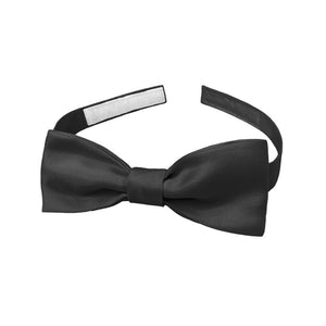 Solid KT Charcoal Bow Tie - Baby Pre-Tied 9.5-12.5" -  - Knotty Tie Co.