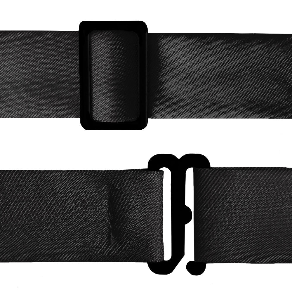 Solid KT Charcoal Bow Tie - Bow Tie Hardware - Knotty Tie Co.