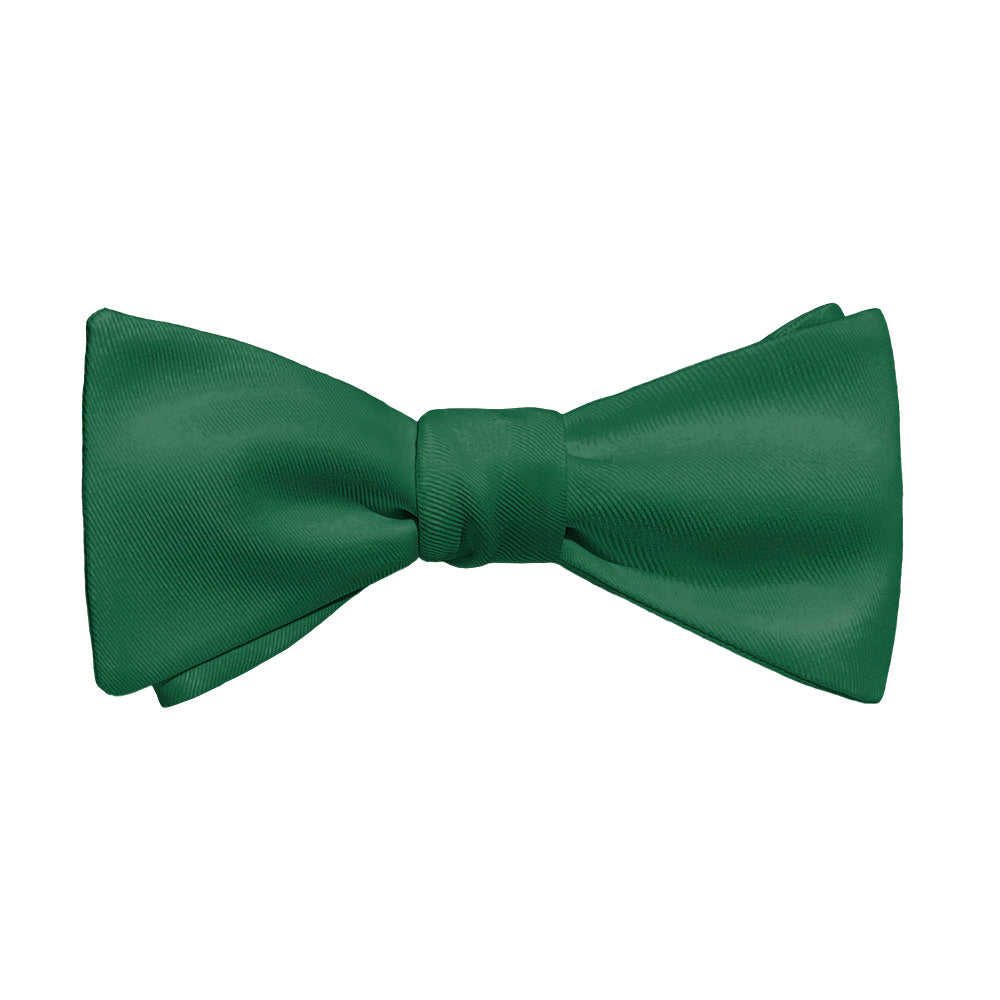 Solid KT Dark Green Bow Tie - Adult Standard Self-Tie 14-18" -  - Knotty Tie Co.