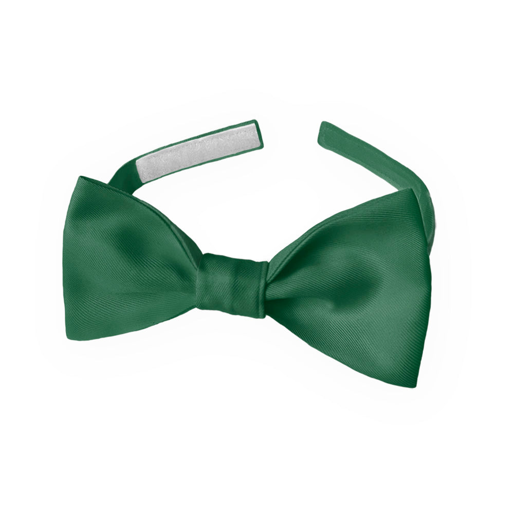 Solid KT Dark Green Bow Tie - Kids Pre-Tied 9.5-12.5" -  - Knotty Tie Co.