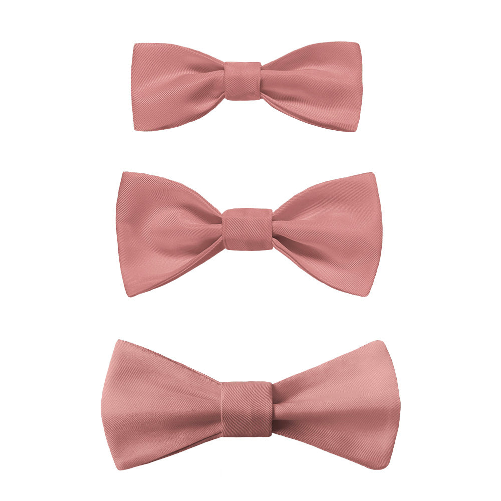 Solid KT Dusty Pink Bow Tie -  -  - Knotty Tie Co.