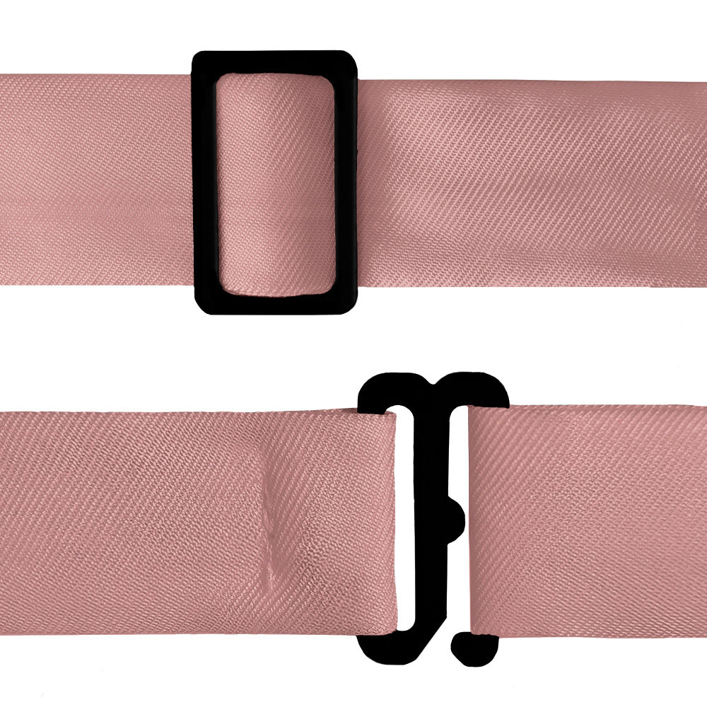 Solid KT Dusty Pink Bow Tie - Bow Tie Hardware - Knotty Tie Co.