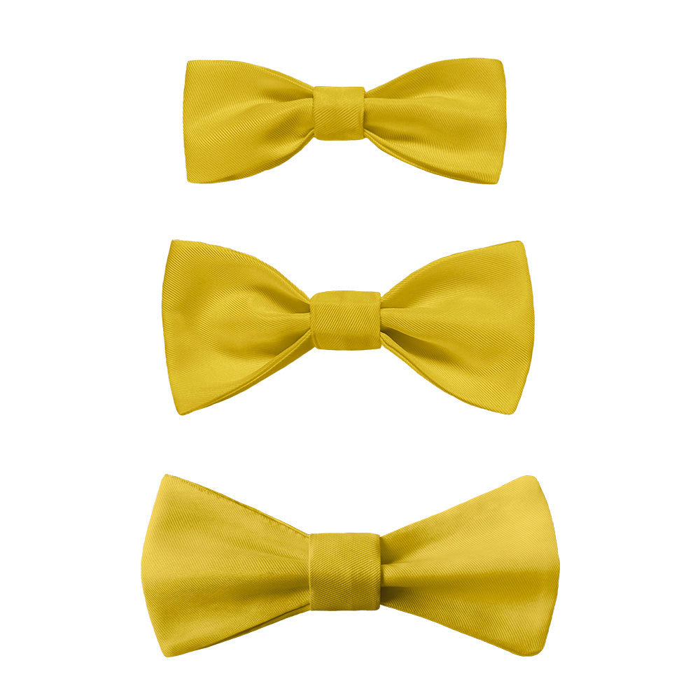 Solid KT Gold Bow Tie -  -  - Knotty Tie Co.