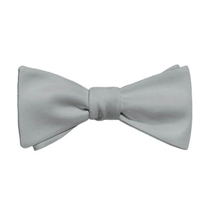 Solid KT Gray Bow Tie - Adult Standard Self-Tie 14-18" -  - Knotty Tie Co.