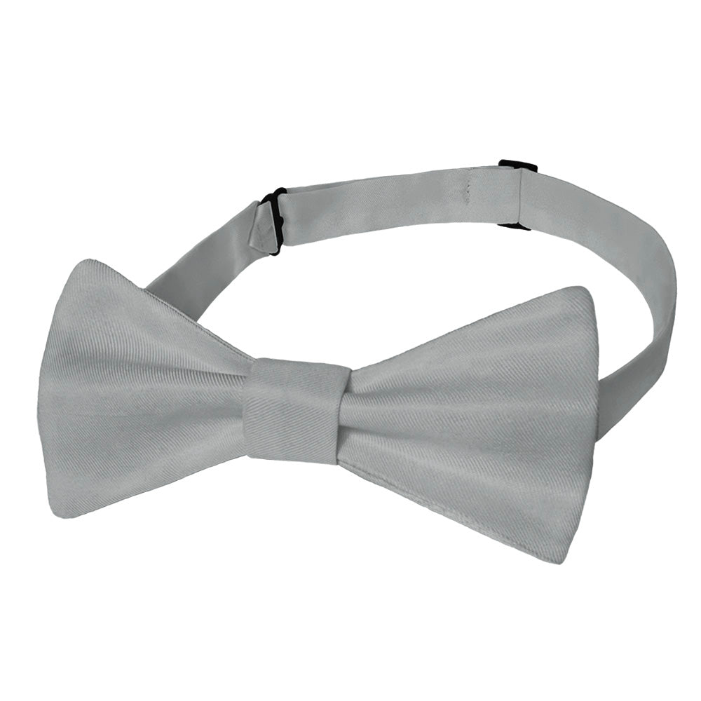 Solid KT Gray Bow Tie - Adult Pre-Tied 12-22" -  - Knotty Tie Co.