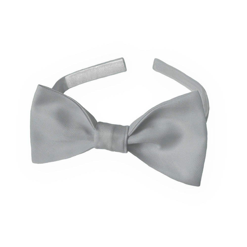 Solid KT Gray Bow Tie - Kids Pre-Tied 9.5-12.5" -  - Knotty Tie Co.