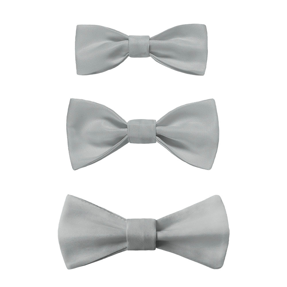 Solid KT Gray Bow Tie -  -  - Knotty Tie Co.