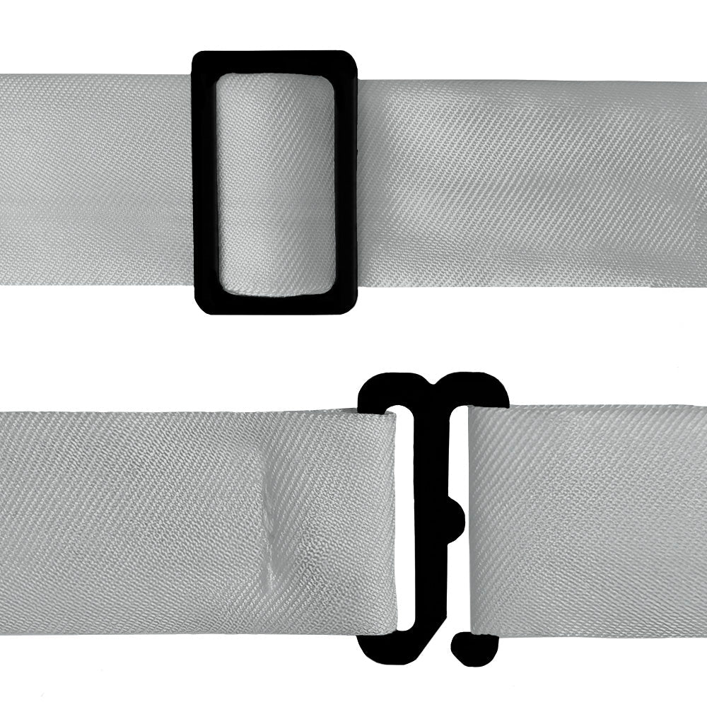 Solid KT Gray Bow Tie - Bow Tie Hardware - Knotty Tie Co.