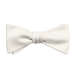 Solid KT Ivory Bow Tie - Adult Standard Self-Tie 14-18" -  - Knotty Tie Co.