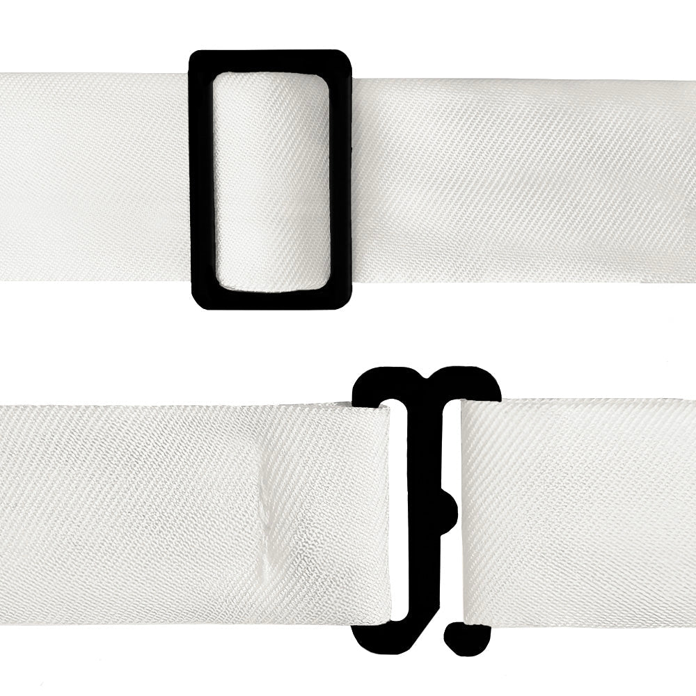 Solid KT Ivory Bow Tie - Bow Tie Hardware - Knotty Tie Co.