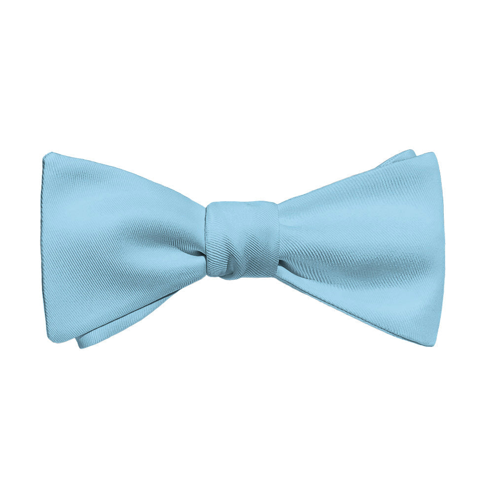 Solid KT Light Blue Bow Tie - Adult Standard Self-Tie 14-18" -  - Knotty Tie Co.