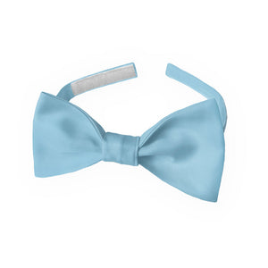 Solid KT Light Blue Bow Tie - Kids Pre-Tied 9.5-12.5" -  - Knotty Tie Co.
