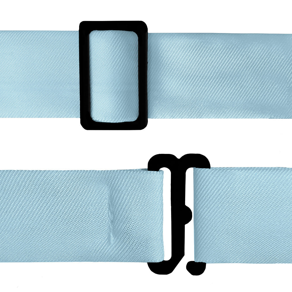 Solid KT Light Blue Bow Tie - Hardware - Knotty Tie Co.