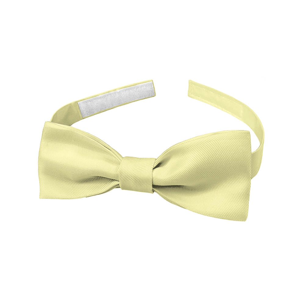 Solid KT Light Yellow Bow Tie - Baby Pre-Tied 9.5-12.5" -  - Knotty Tie Co.