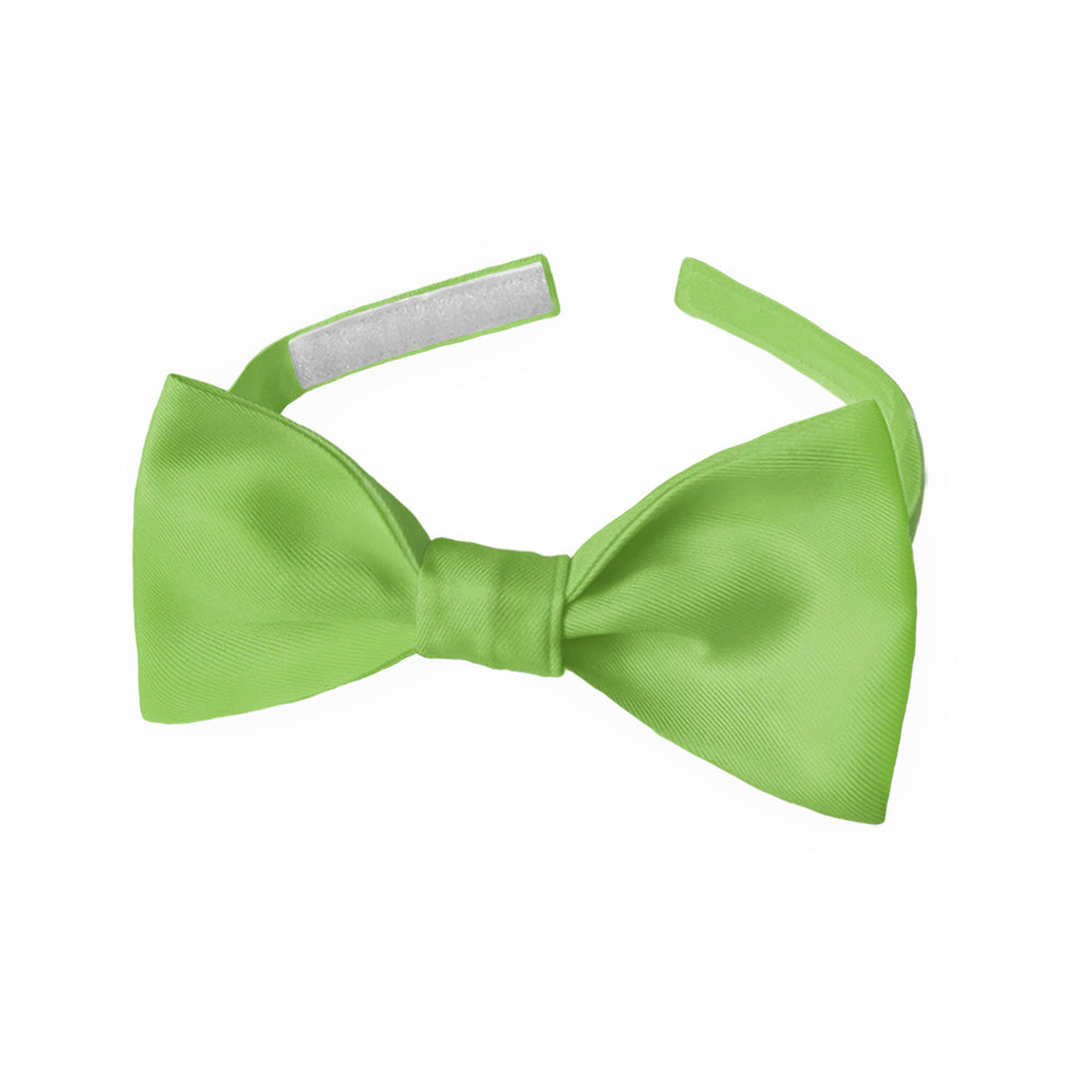 Solid KT Lime Bow Tie - Kids Pre-Tied 9.5-12.5" -  - Knotty Tie Co.
