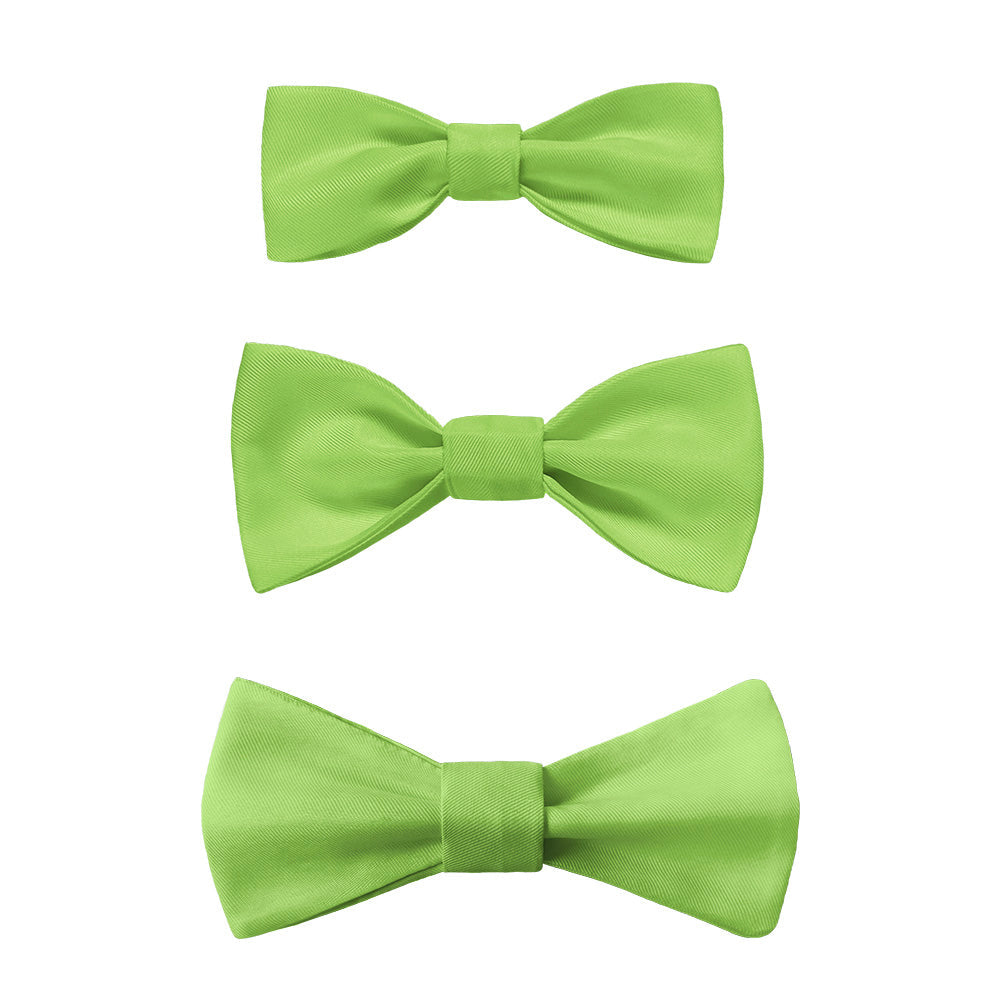 Solid KT Lime Bow Tie -  -  - Knotty Tie Co.