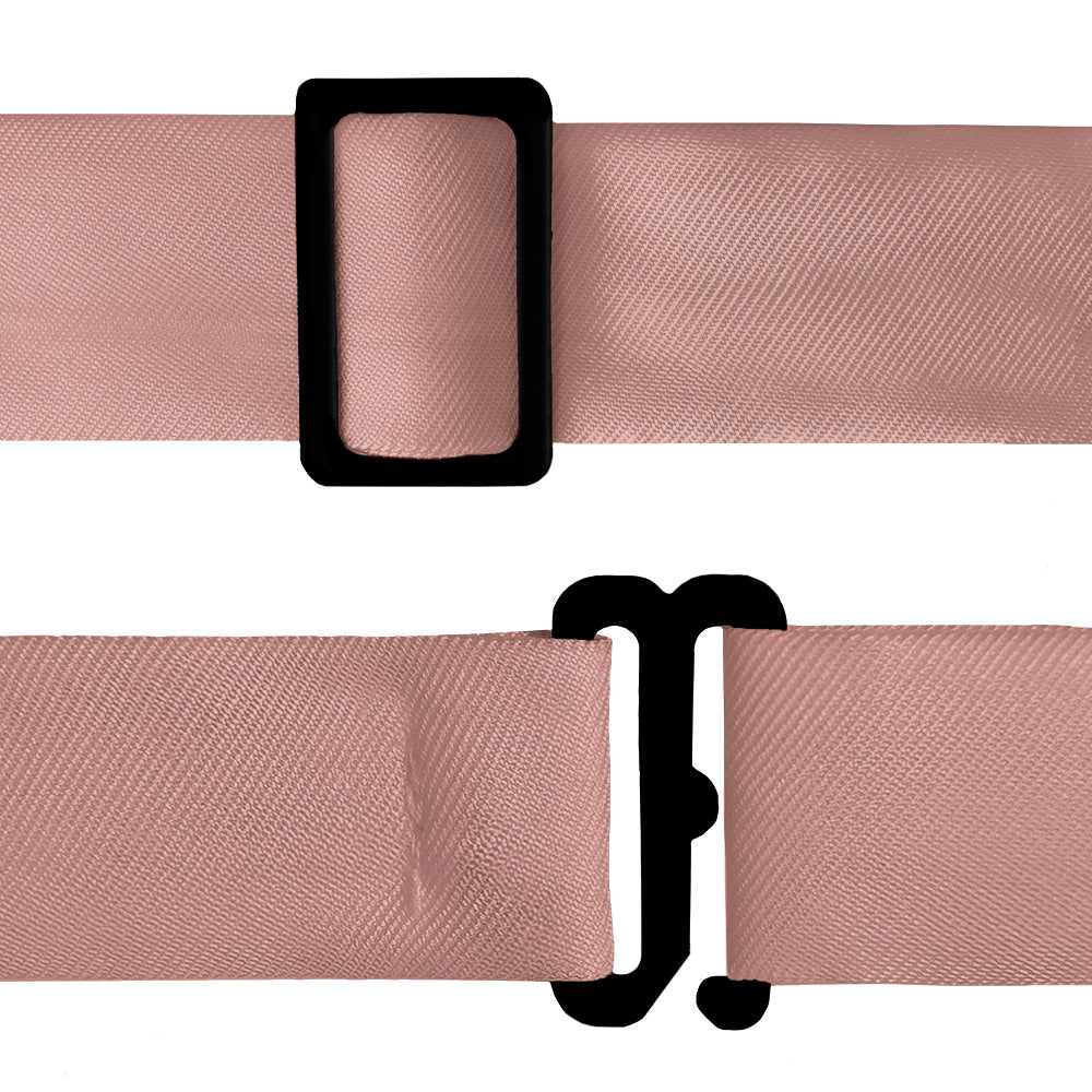 Solid KT Mauve Bow Tie - Bow Tie Hardware - Knotty Tie Co.