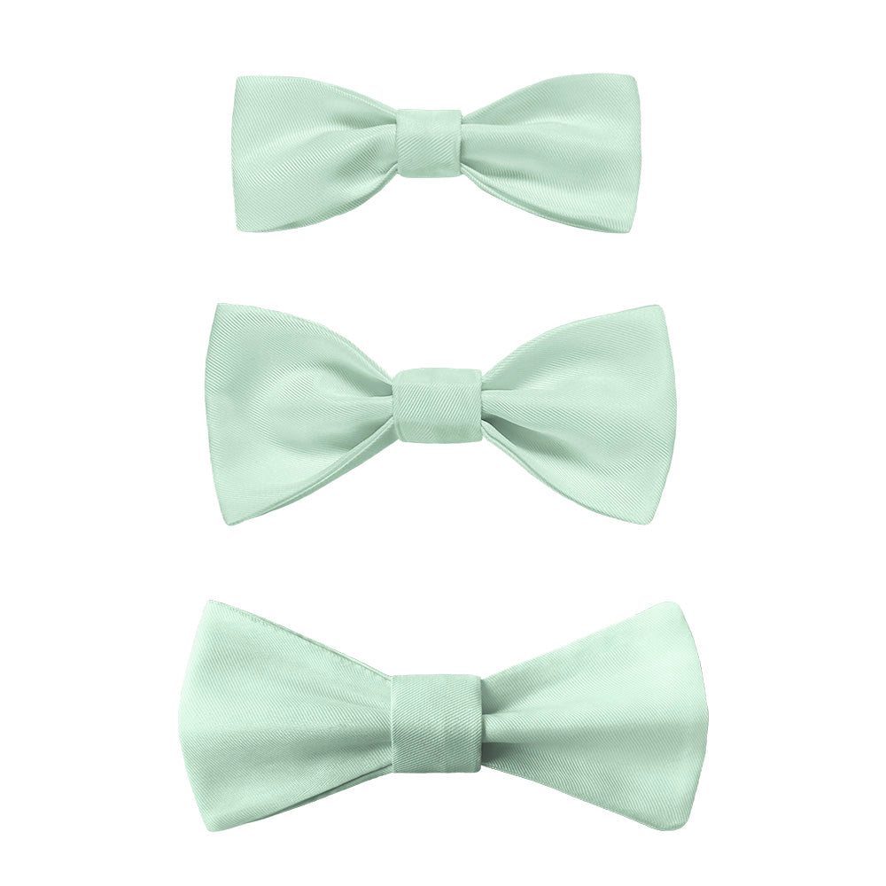 Solid KT Mint Bow Tie -  -  - Knotty Tie Co.