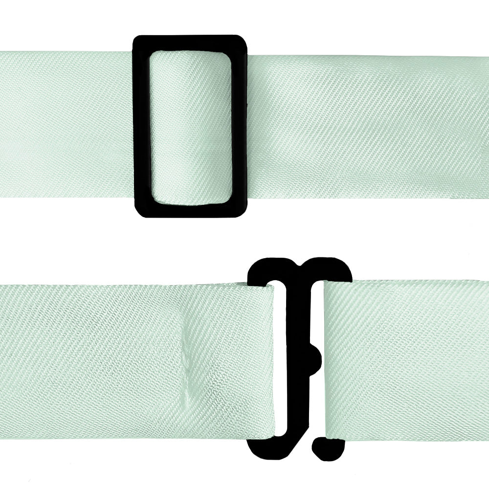 Solid KT Mint Bow Tie - Bow Tie Hardware - Knotty Tie Co.