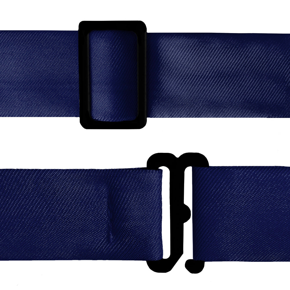 Solid KT Navy Bow Tie - Bow Tie Hardware - Knotty Tie Co.