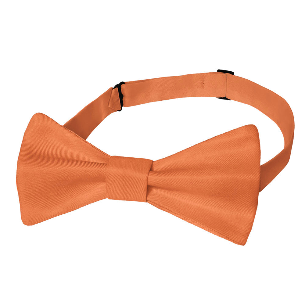 Solid KT Orange Bow Tie - Adult Pre-Tied 12-22" -  - Knotty Tie Co.