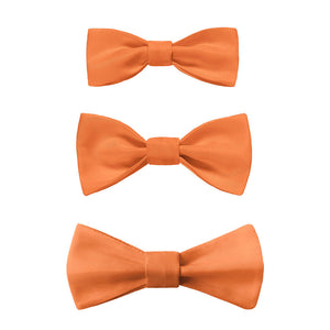 Solid KT Orange Bow Tie -  -  - Knotty Tie Co.