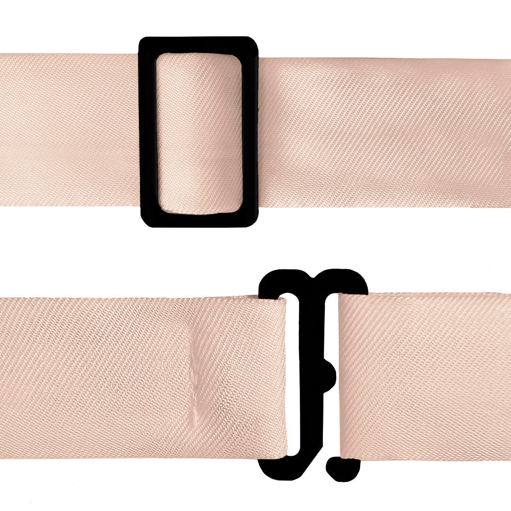 Solid KT Peach Bow Tie - Bow Tie Hardware - Knotty Tie Co.