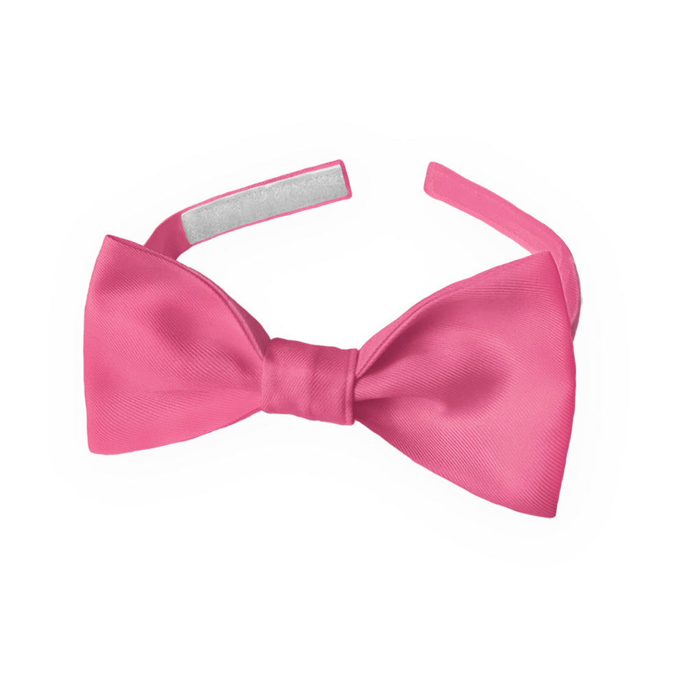 Solid KT Pink Bow Tie - Kids Pre-Tied 9.5-12.5" -  - Knotty Tie Co.