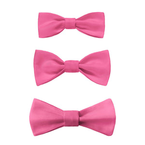 Solid KT Pink Bow Tie -  -  - Knotty Tie Co.
