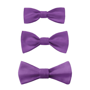 Solid KT Purple Bow Tie -  -  - Knotty Tie Co.