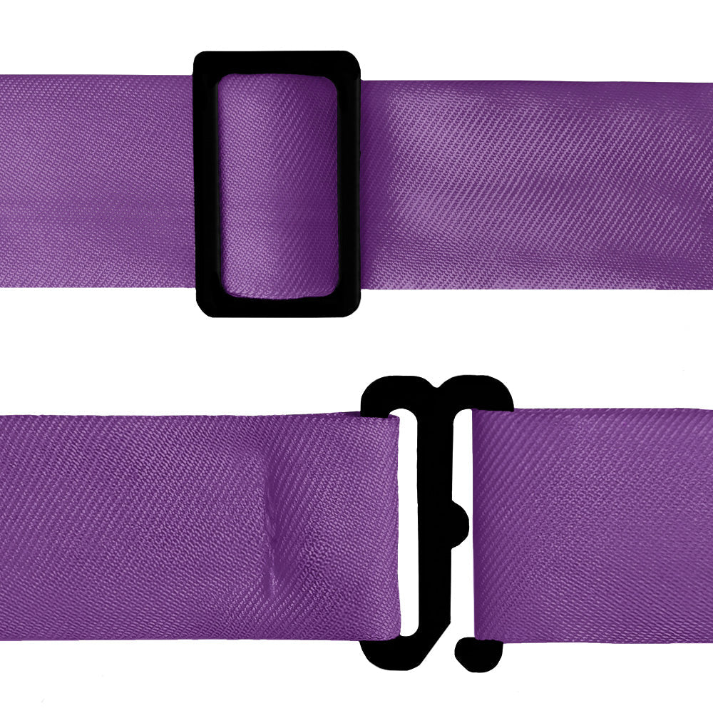 Solid KT Purple Bow Tie - Bow Tie Hardware - Knotty Tie Co.