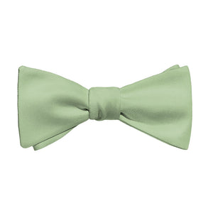 Solid KT Sage Green Bow Tie - Adult Standard Self-Tie 14-18" -  - Knotty Tie Co.