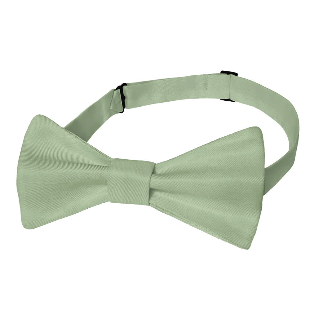 Solid KT Sage Green Bow Tie - Adult Pre-Tied 12-22" -  - Knotty Tie Co.