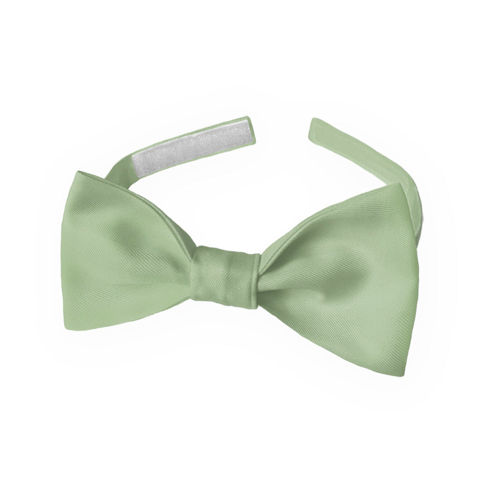 Solid KT Sage Green Bow Tie - Kids Pre-Tied 9.5-12.5" -  - Knotty Tie Co.