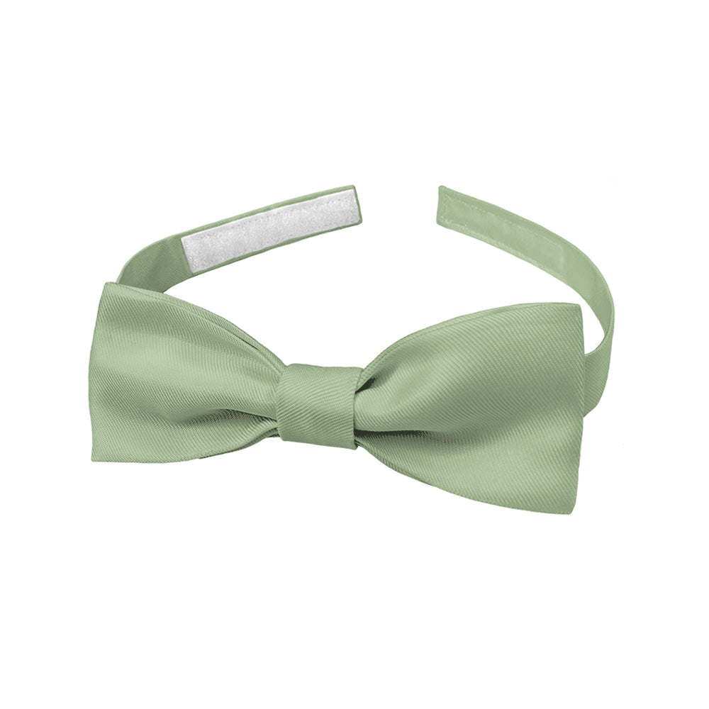 Solid KT Sage Green Bow Tie - Baby Pre-Tied 9.5-12.5" -  - Knotty Tie Co.