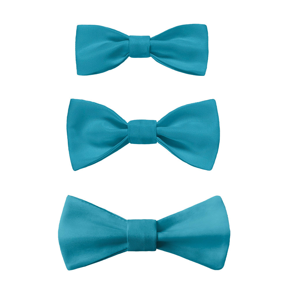 Solid KT Teal Bow Tie -  -  - Knotty Tie Co.