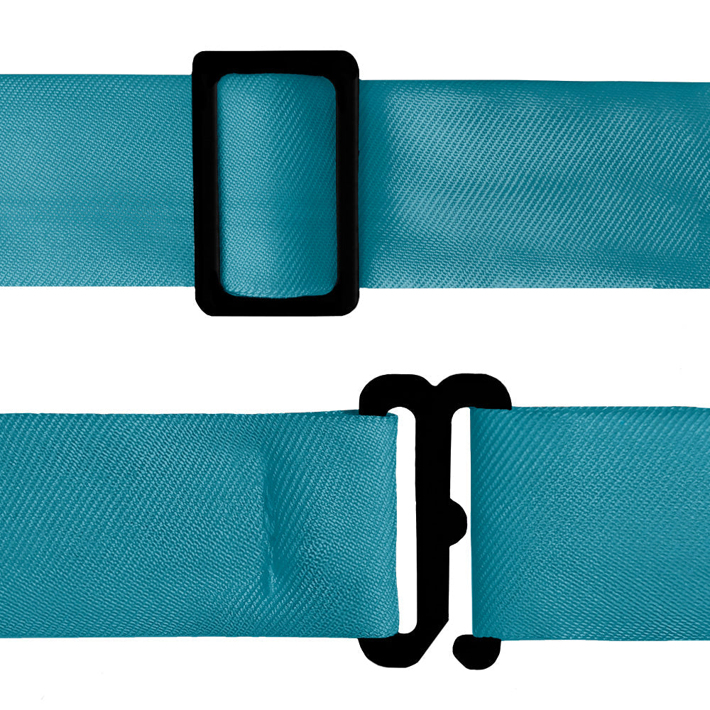 Solid KT Teal Bow Tie - Bow Tie Hardware - Knotty Tie Co.