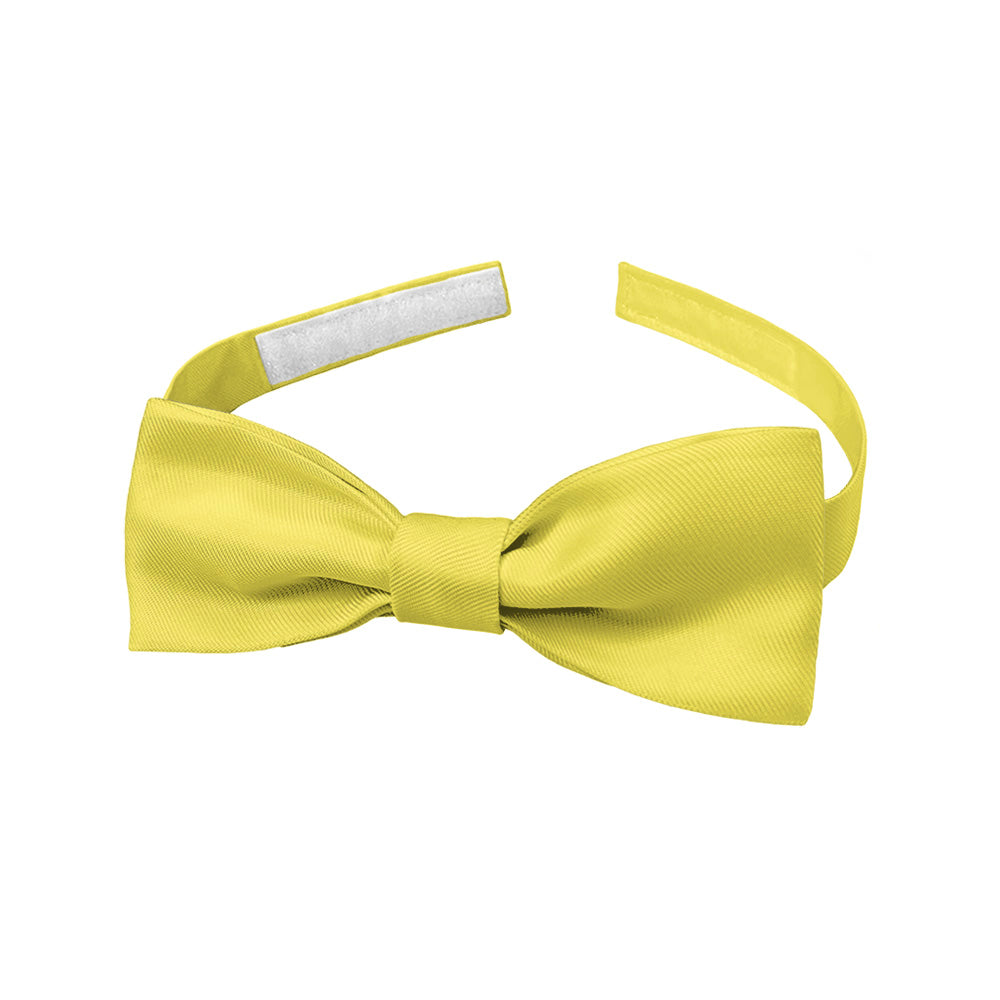Solid KT Yellow Bow Tie - Baby Pre-Tied 9.5-12.5" -  - Knotty Tie Co.