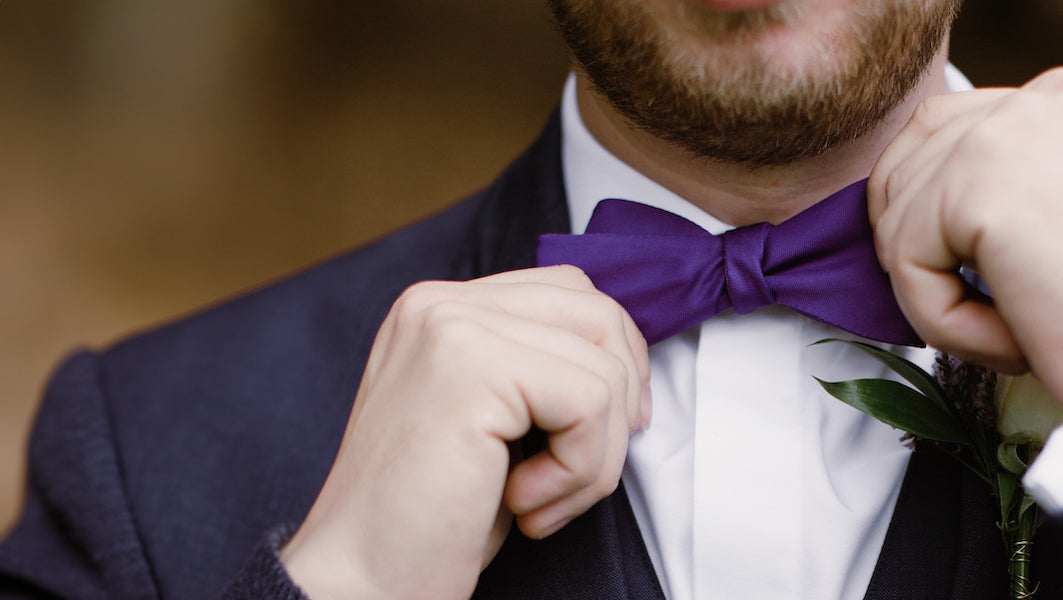 Purple Bow Ties