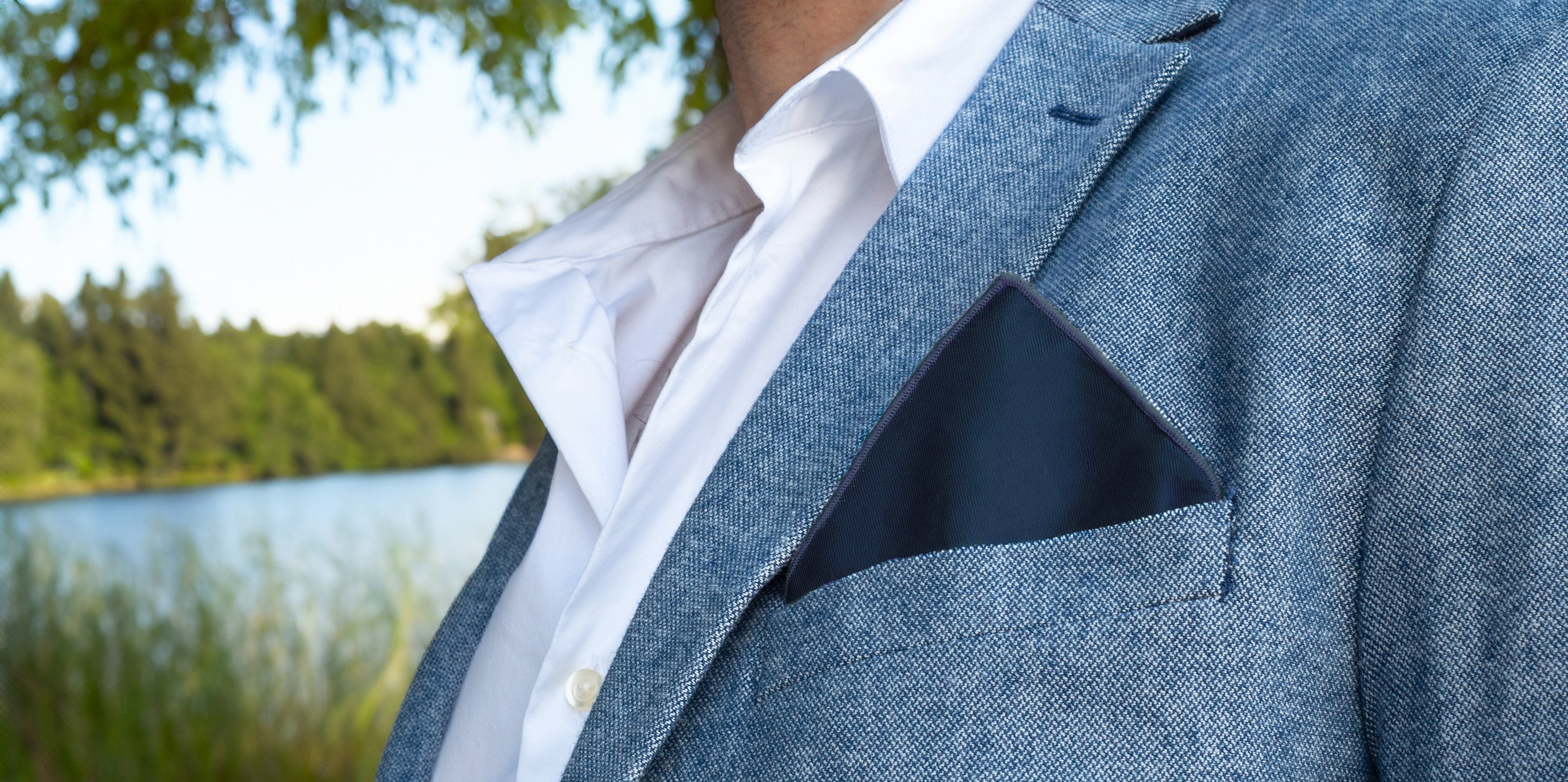 Blue Pocket Squares