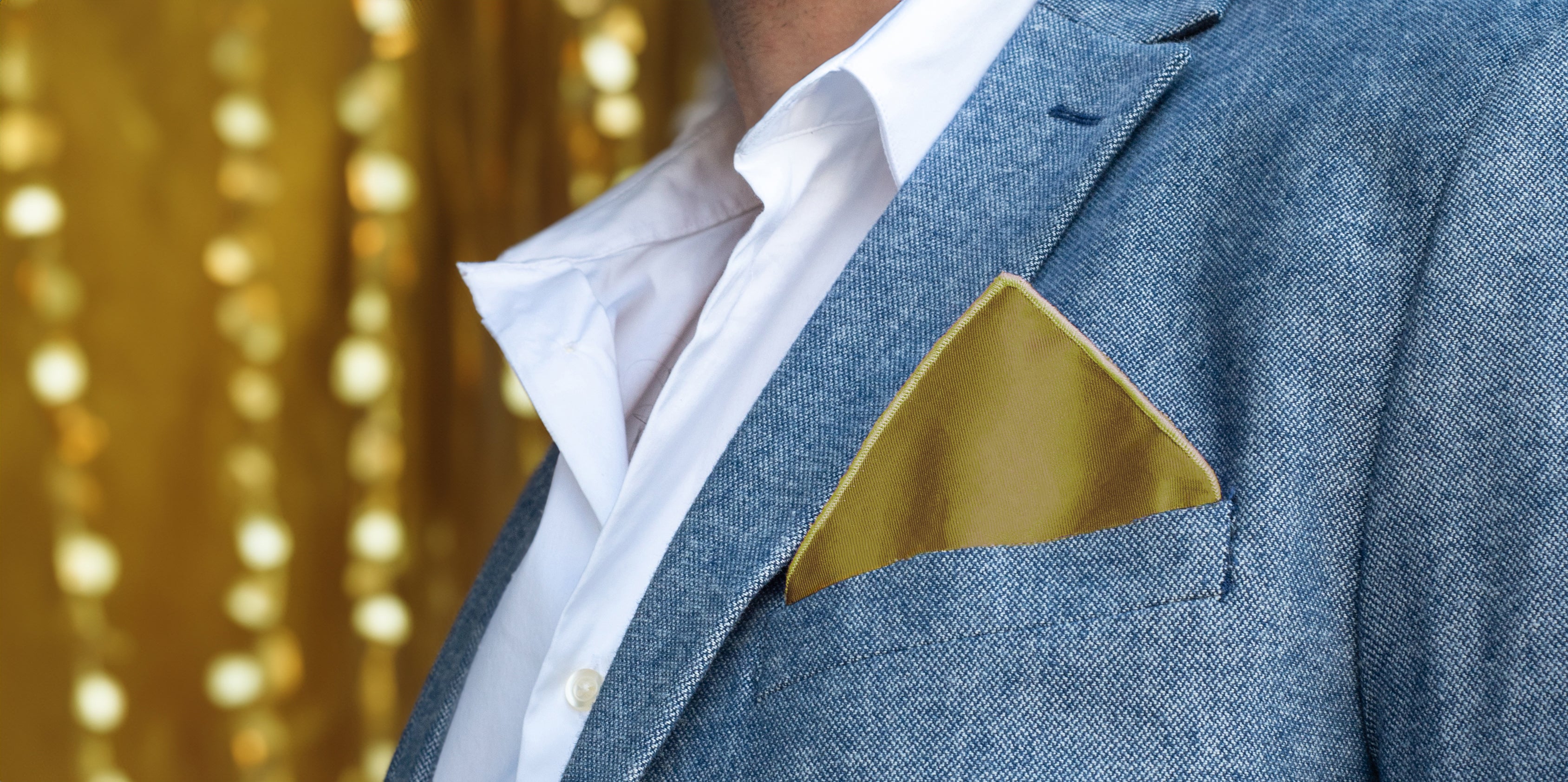 Yellow Pocket Squares