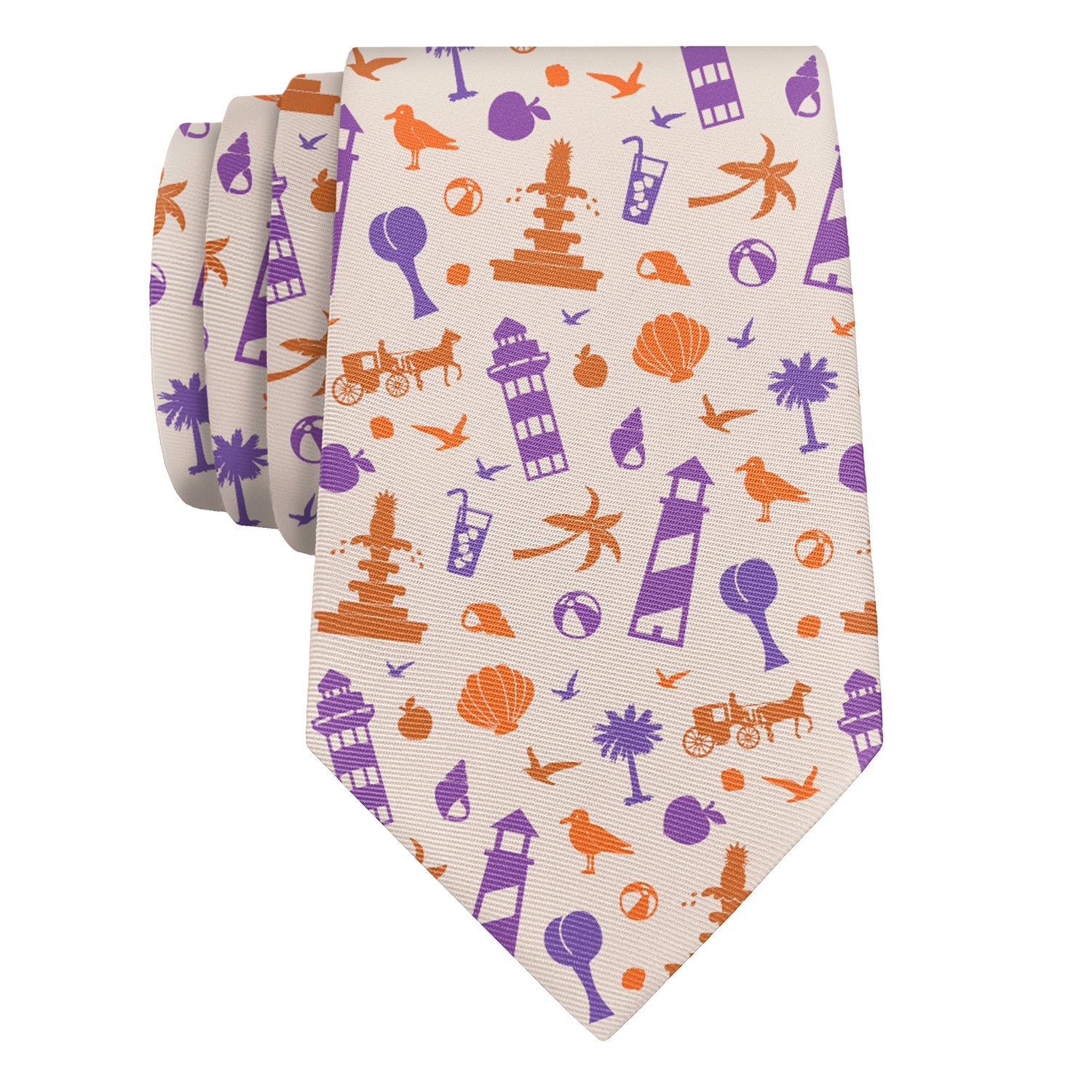 South Carolina State Heritage Necktie - Rolled - Knotty Tie Co.